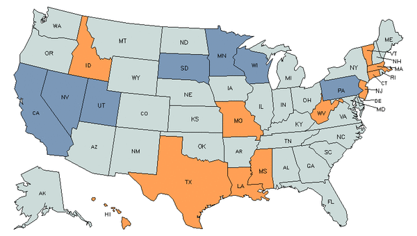 State Map for Education Administrators, Kindergarten through Secondary