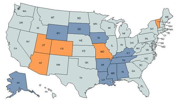 State Map for Computer User Support Specialists