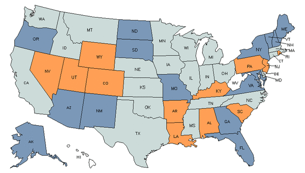 State Map for Chemical Technicians