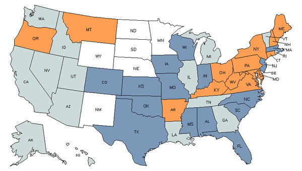 State Map for Administrative Law Judges, Adjudicators, & Hearing Officers