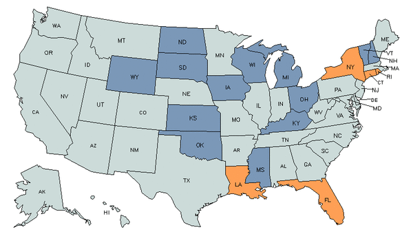 State Map for Paralegals & Legal Assistants