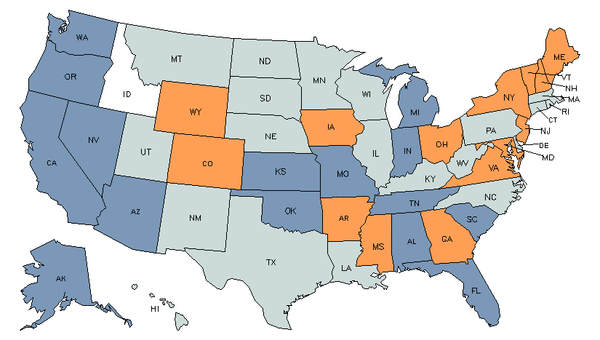 State Map for Special Education Teachers, Middle School