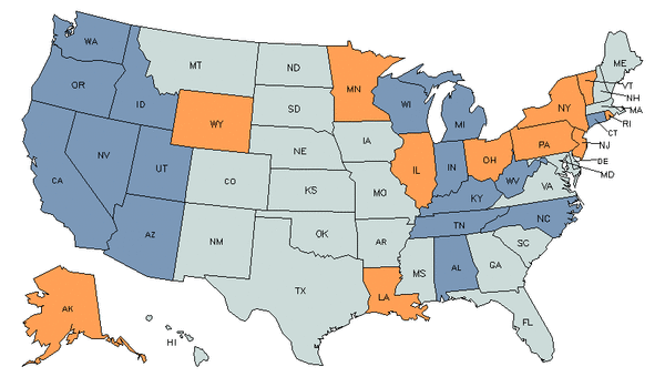 State Map for Special Education Teachers, Secondary School