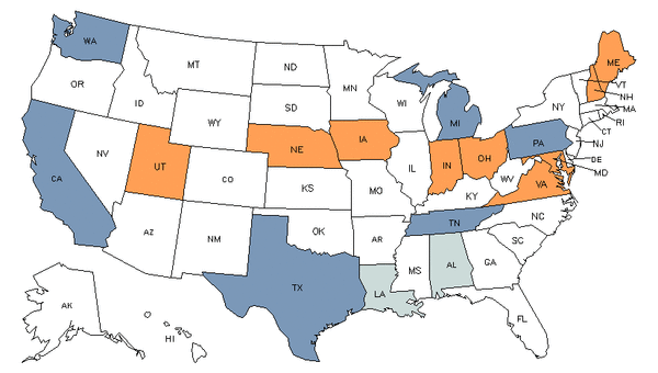 State Map for Orthodontists