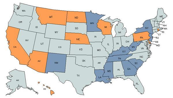 State Map for Optometrists