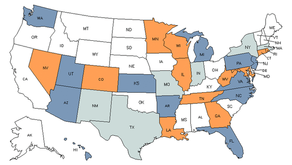 State Map for Music Therapists