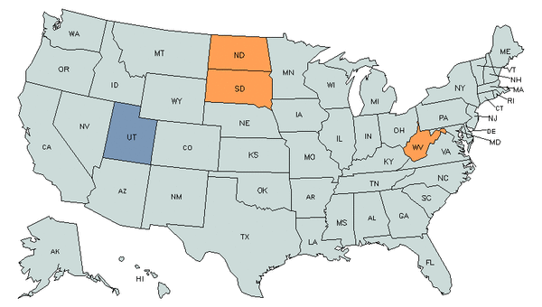 State Map for Registered Nurses