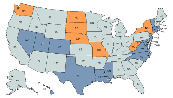 State Map for Advertising Sales Agents