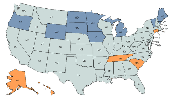 State Map for First-Line Supervisors of Office & Administrative Support Workers