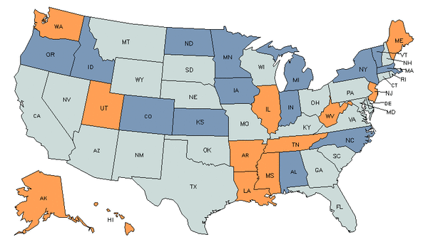 State Map for Procurement Clerks