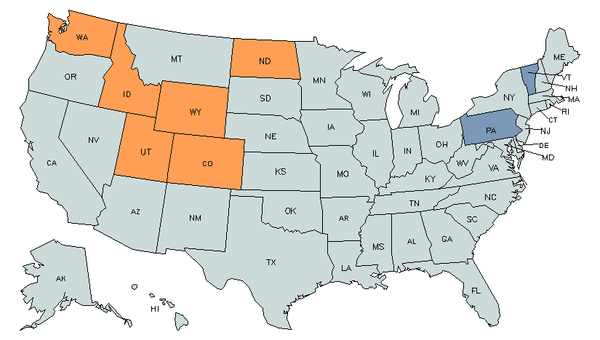 State Map for Electricians
