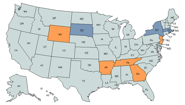 State Map for Recycling Coordinators