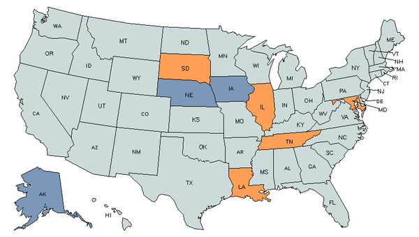 State Map for Light Truck Drivers