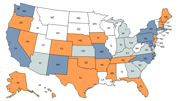 State Map for Aircraft Service Attendants