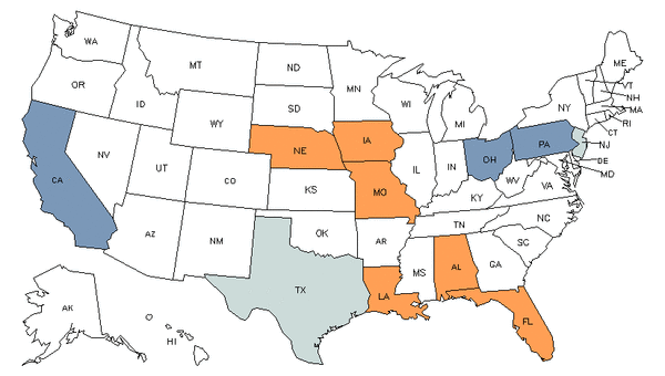 State Map for Dredge Operators