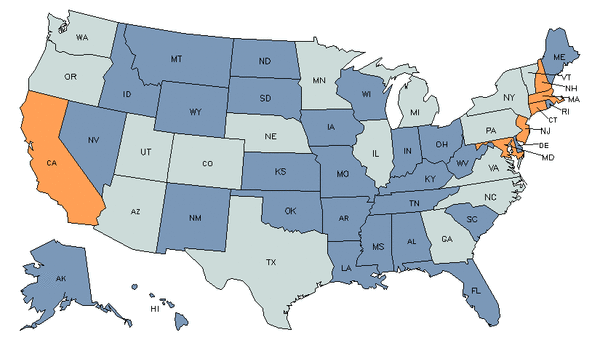 State Map for Computer & Information Systems Managers