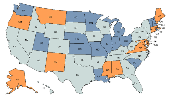 State Map for Budget Analysts