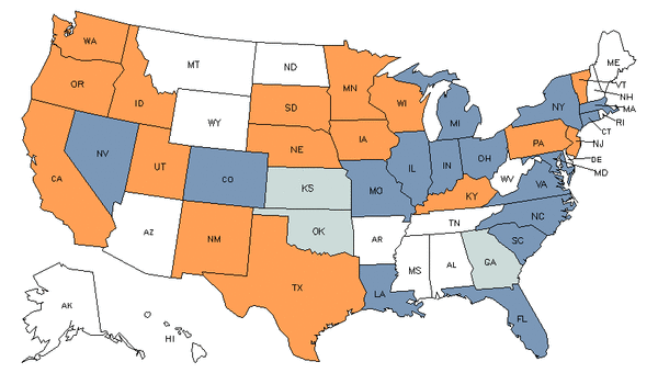 State Map for Food Science Technicians