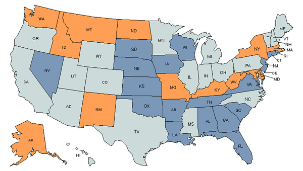 State Map for Community Health Workers