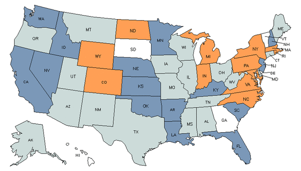 State Map for Engineering Teachers, Postsecondary