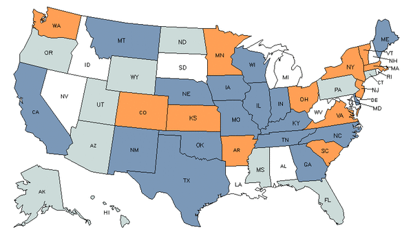 State Map for Special Education Teachers, Preschool