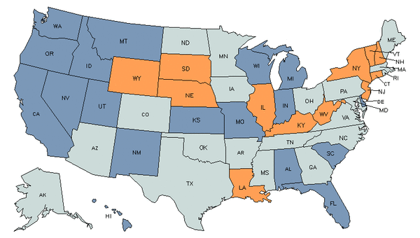 State Map for Special Education Teachers, Elementary School