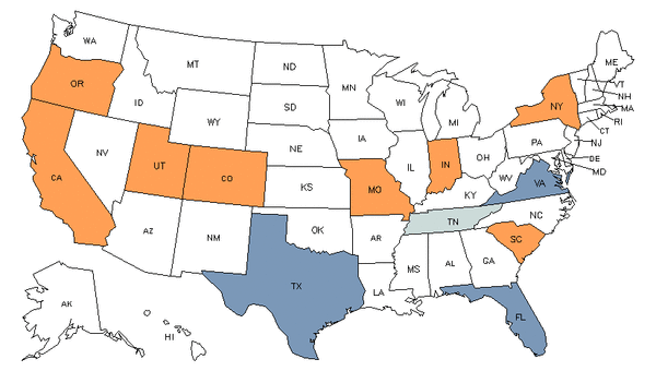 State Map for Dancers
