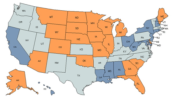 State Map for Chiropractors