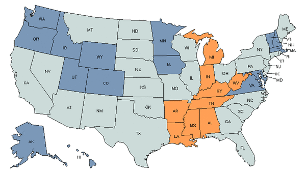 State Map for Respiratory Therapists