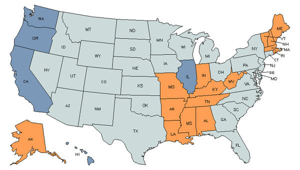 State Map for Nurse Practitioners