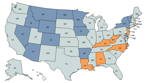 State Map for Phlebotomists