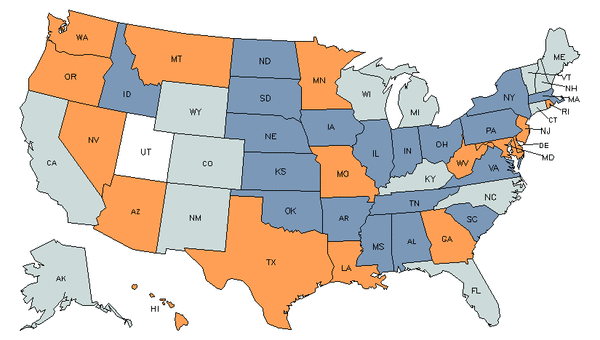 State Map for Speech-Language Pathology Assistants