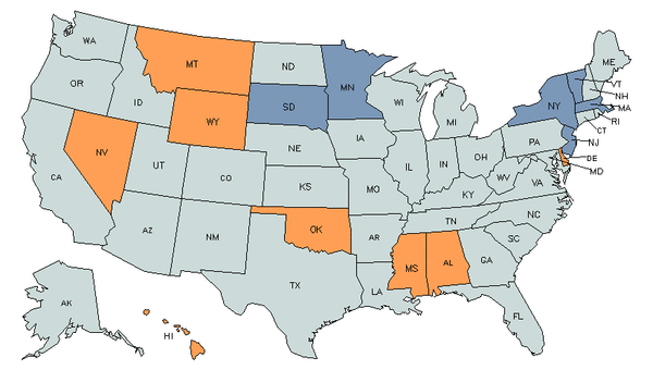 State Map for First-Line Supervisors of Food Preparation & Serving Workers
