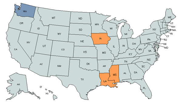 State Map for Cashiers