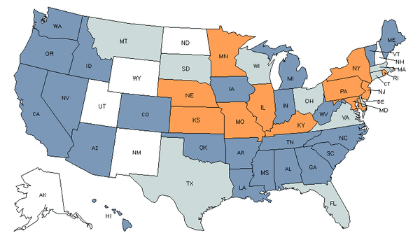 State Map for Brokerage Clerks