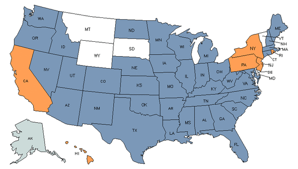 State Map for Word Processors & Typists