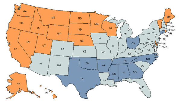 State Map for Carpenters