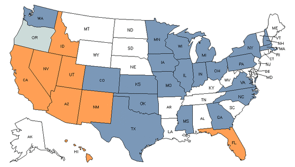 State Map for Plasterers & Stucco Masons