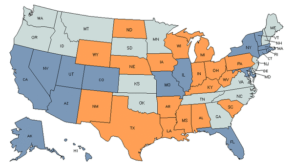 State Map for Industrial Machinery Mechanics