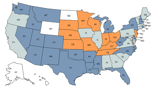 State Map for Prepress Technicians & Workers